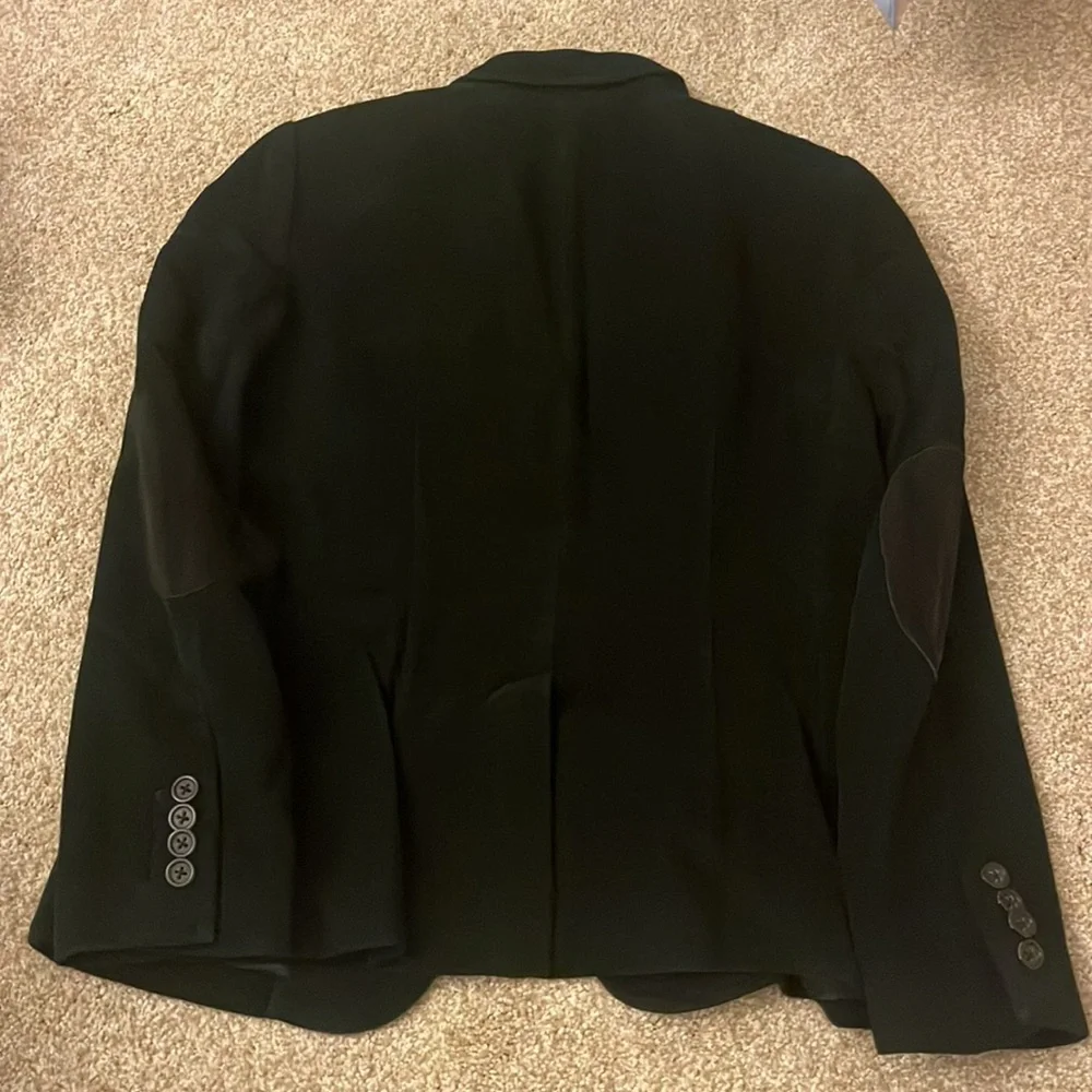 Banana Republic cotton velvet blazer. Size 6 petite. Black. New with tags. - Picture 2 of 2